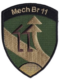 Bild von Mech Brigade 11 gold mit Klett Armeebadge